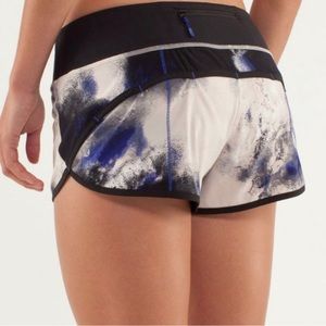 Lululemon Turbo Run Shorts Milky Way Size 6